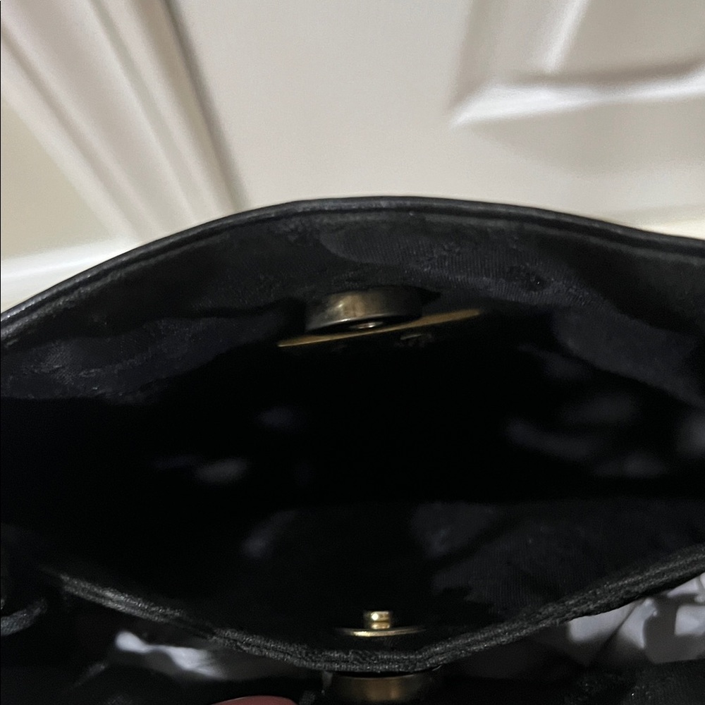 Paloma Picasso Black Crossbody Bag with Gold Accent - Picture 4 of 5